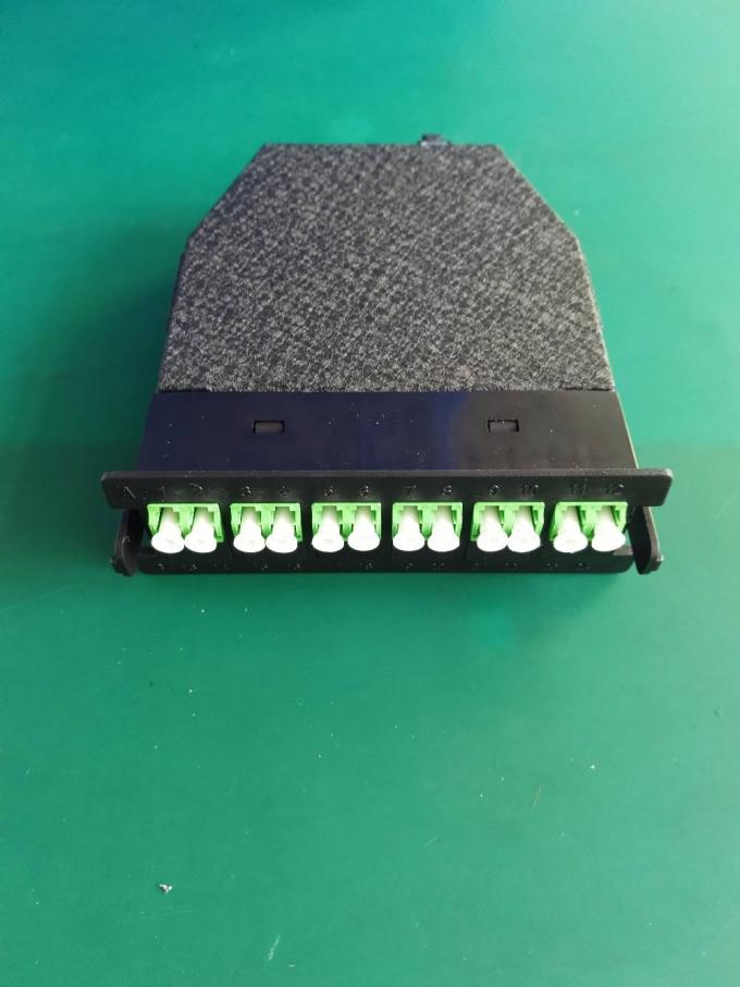 Mô-đun MTP Cassette Bảng điều khiển sợi quang FTTH APC UPC 12/24 Core 2