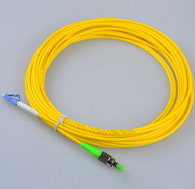 FC/APC to LC/UPC Fiber Optic Patch Cord simplex LSZH cable jacket