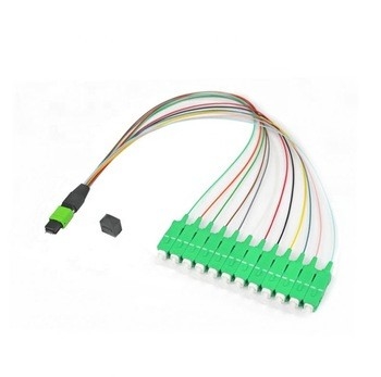 12 Color SC APC UPC 0.9mm Single Mode MPO MTP
