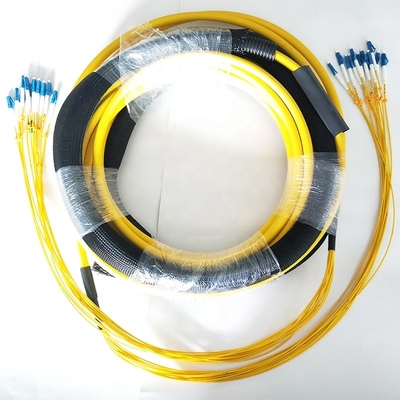 Fiber Patch Cord Price FC-LC-SM-G652D-24Core Branch Breakout Patch Cord 24 Cores Fiber Optic Patch Cord Shenzhen