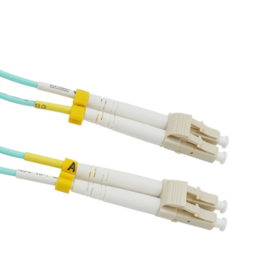 Multimode Lc Lc Connector Om4 Fiber Optic Patch Cord 50/125 Duplex Jumper Lszh Jacket 1m