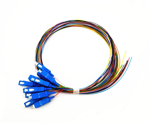 FTTH FTTB 12 Cores SC UPC 0.9mm Optical Pigtail