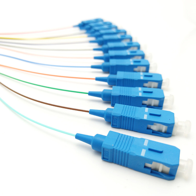 FTTH FTTB 12 Cores SC UPC 0.9mm Optical Pigtail
