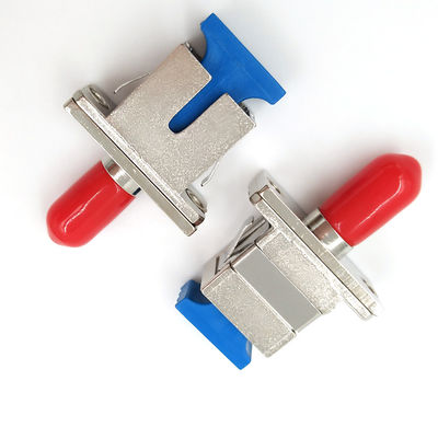 Female Hybrid SC ST SGS Fiber Optic Receptacle