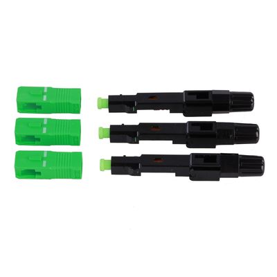 SC APC Fiber Optic Connector Assembly