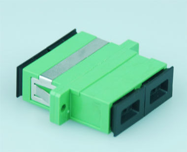 Single Mode SC APC Flangeless Fiber Optic Cable Adapter