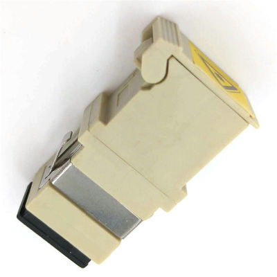 Flangeless Fiber Optic Coupler with Shutter