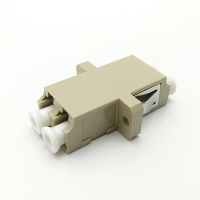 Multimode Beige LC PC Duplex OM1 OM2 Fiber Optic Coupler