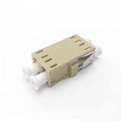 Multimode Beige LC PC Duplex OM1 OM2 Fiber Optic Coupler