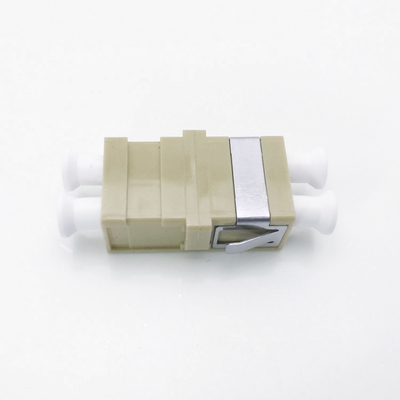 Multimode Beige LC PC Duplex OM1 OM2 Fiber Optic Coupler