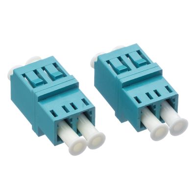 LC PC Adapter Single Mode Duplex Fiber Optic Coupler