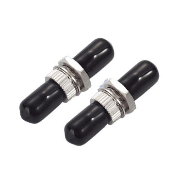 Round Type ST Simplex Singlemode Fiber Optic Adapter