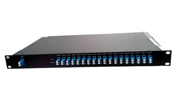 Aluminum 19 Inch Rack Mounted Type 1x32 PLC Splitter