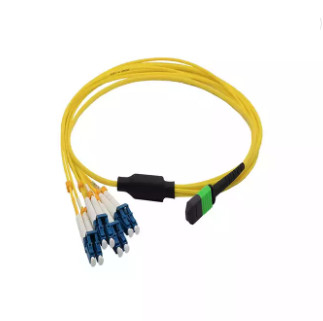 Cáp MTP MPO chất lượng cao MPO / MTP-LC Đường trục sợi quang Patch Cord