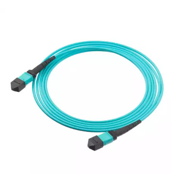 Low Loss MPO  3.0mm Om3 OM4 OM5 LSZH Fiber Optic MPO Patch Cord MPO Cable MPO Connector