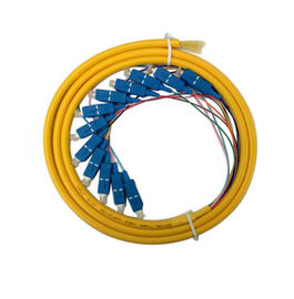 Bundle Fiber Optic bím tóc với FC / SC / LC connector, chiều dài được tùy chỉnh
