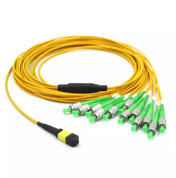 MPO To FC Cáp quang Jumper 12 sợi quang OM4 2.0mm