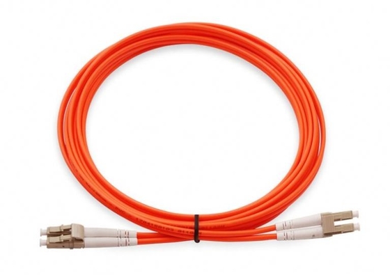 Red Cable LC 3.0mm 3M Duplex Om1 Fiber Optic Patch Cords