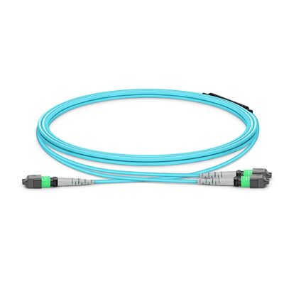 Chất lượng MTP Breakout Cable với 8 ° APC Endface, OFNP Fire Safety-Rated, và 0,35dB Low IL cho các liên kết dữ liệu tốc độ cao Nhà máy