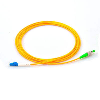 FC/APC to LC/UPC Fiber Optic Patch Cord simplex LSZH cable jacket