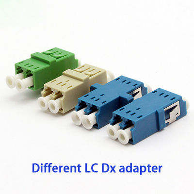 SC loại Duplex LC cáp quang Adapters Blue Green Beige màu
